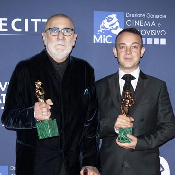 PHOTOCALL VINCITORI DAVID 70: Aldo Signoretti - Domingo Santoro