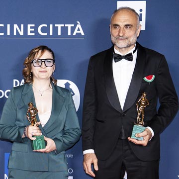 PHOTOCALL VINCITORI DAVID 71 - Gianluca SCARLATA - Davide FAVARGIOTTI - Daniele QUADROLI - Nadia PAONE 