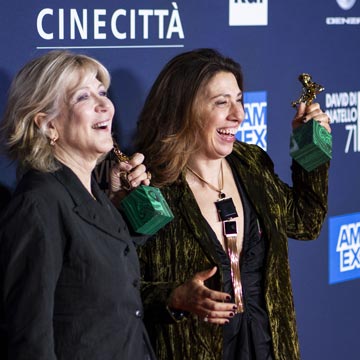 PHOTOCALL VINCITORI DAVID 71 - Maria Rita Barbera, Gaia Calderone
