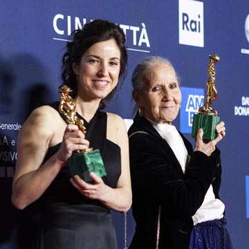 PHOTOCALL VINCITORI DAVID 71 - Margherita Spampinato, Aurora Quattrocchi  